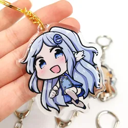 Manufacture Custom Transparent Shape Epoxy Resin Glitter Sparkle Acrylic Charms Key chains in China