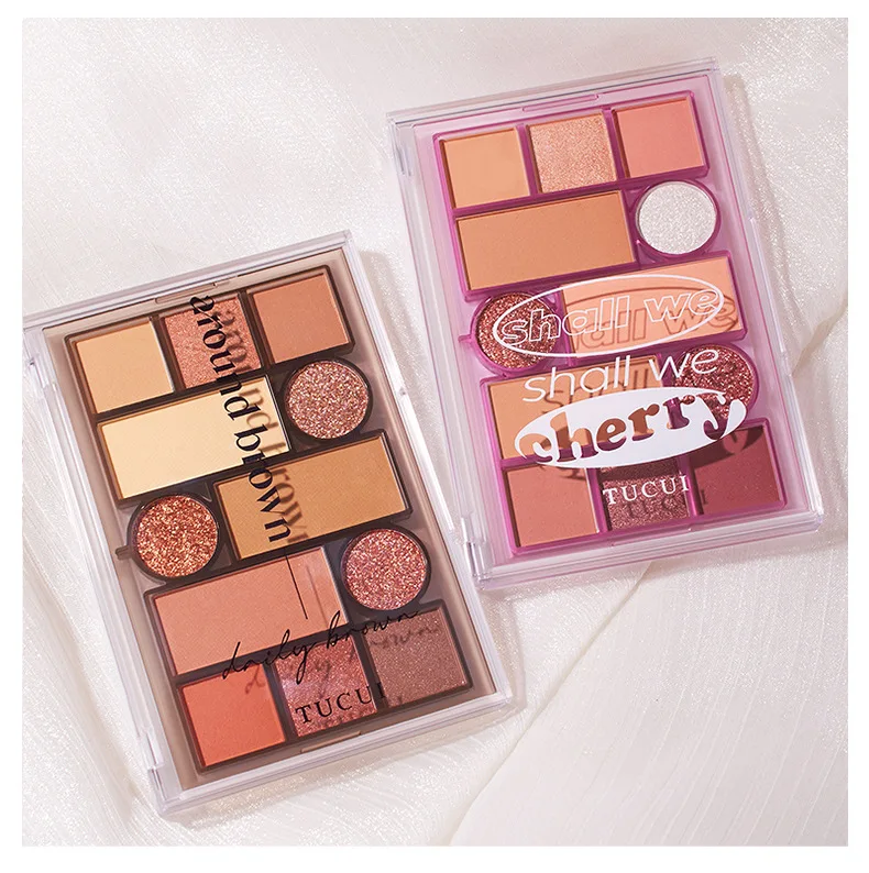 wholesale waterproof high pigment 12 colors makeup set eyeshadow palette private label with low MOQ, low price