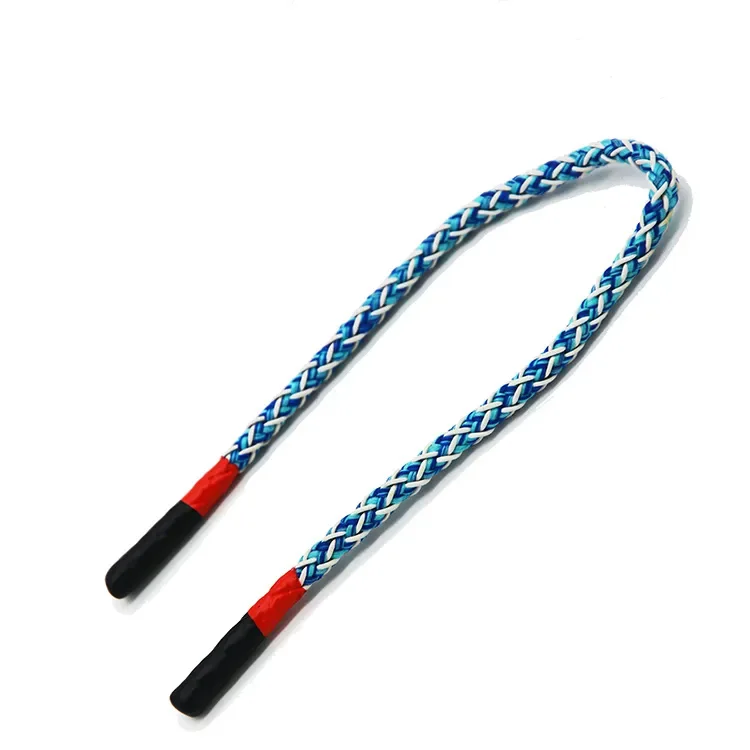 Sport Shoelace Round Silicone Dipping Shoelace Custom Brand Logo Tie Shoelace