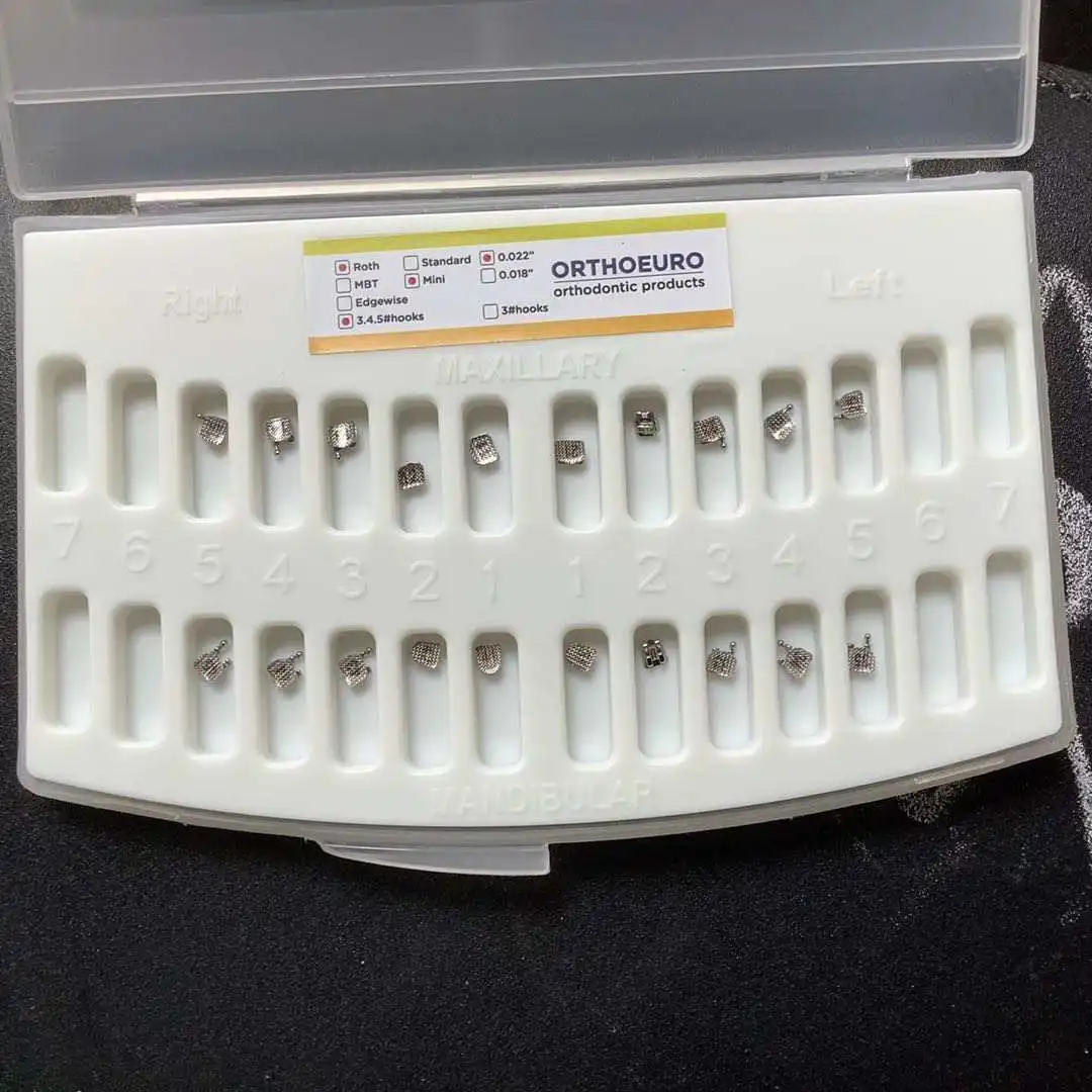 [Aifan Dental] ортодонтические скобы с лазерной маркировкой металлические