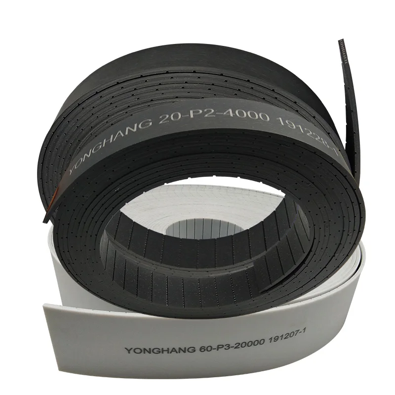 industrial open ended sliding door pu  drive power polyurethane flat belts with steel wire