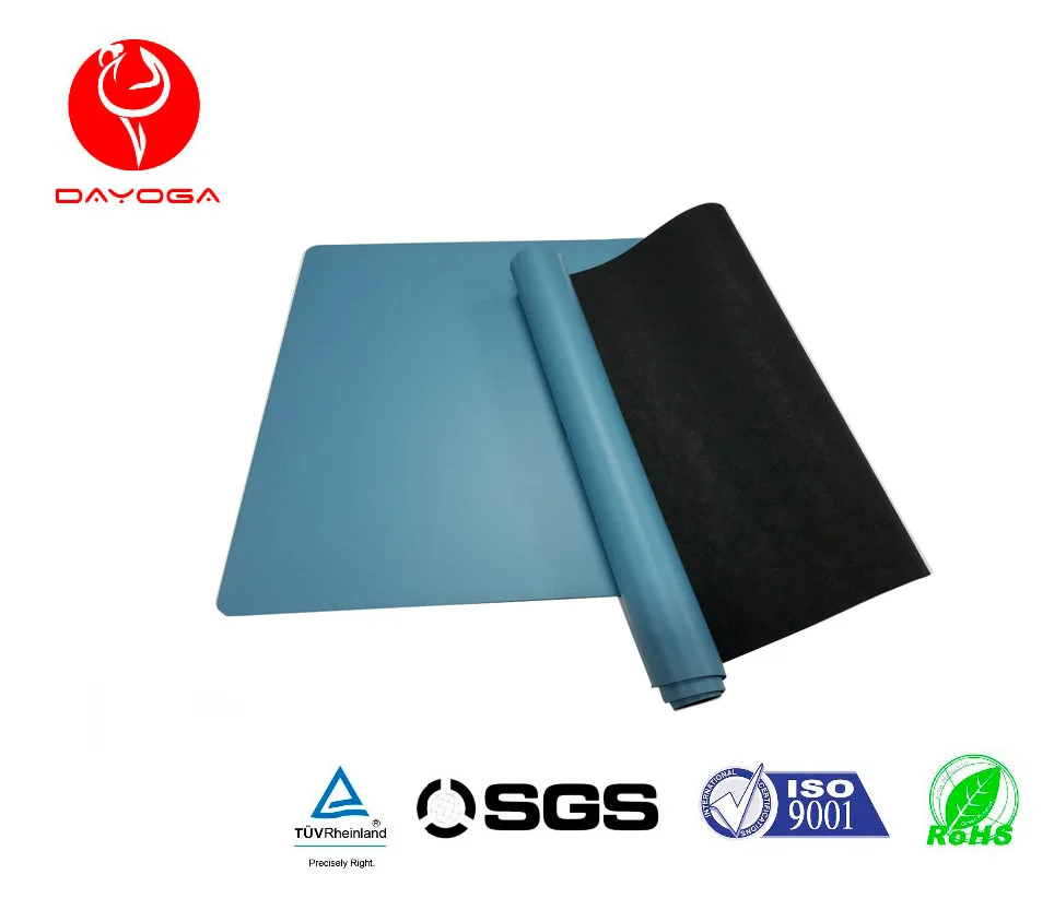 2022 Hot selling eco yoga mat non slip Vegan Leather PU yoga mat