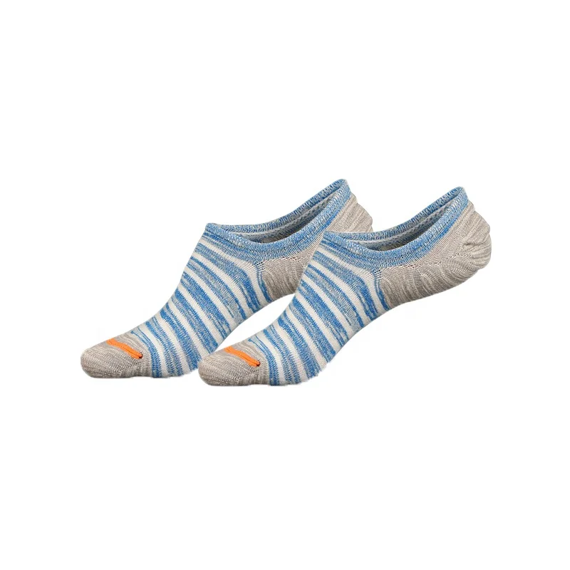 No Show Low Cut Casual Hidden Combed Cotton Silicone Socks