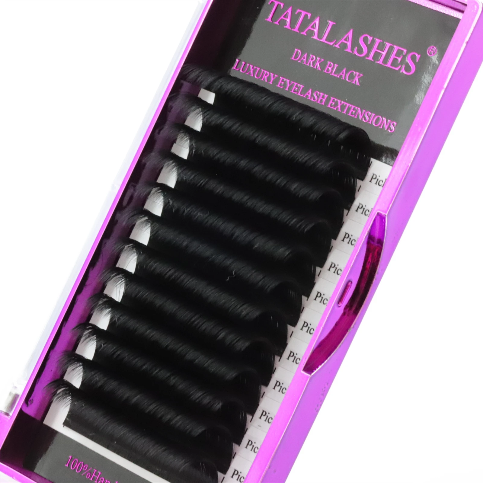 Цветущие ресницы для наращивания индивидуальные классические из искусственной норки принадлежности