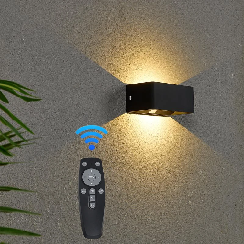 Диммируемая светодиодная настенная бра Беспроводная USB перезаряжаемая лампа 4 5 Вт вращающаяся Магнитная прямоугольная для чтения