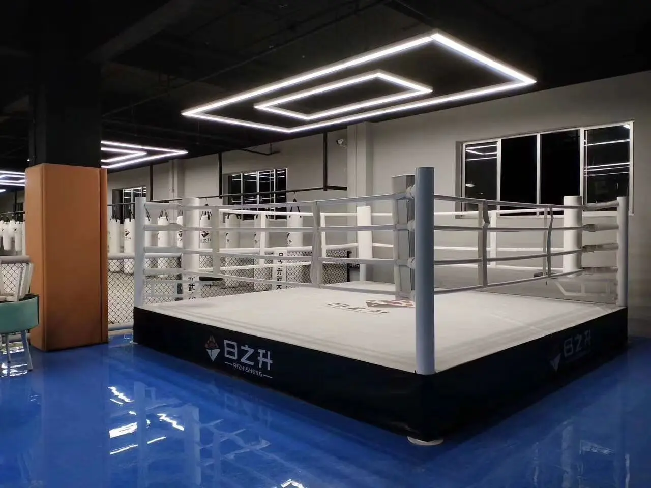2022 International Floor Training Competition Including Corner Pad Rope Canvas boxing ring