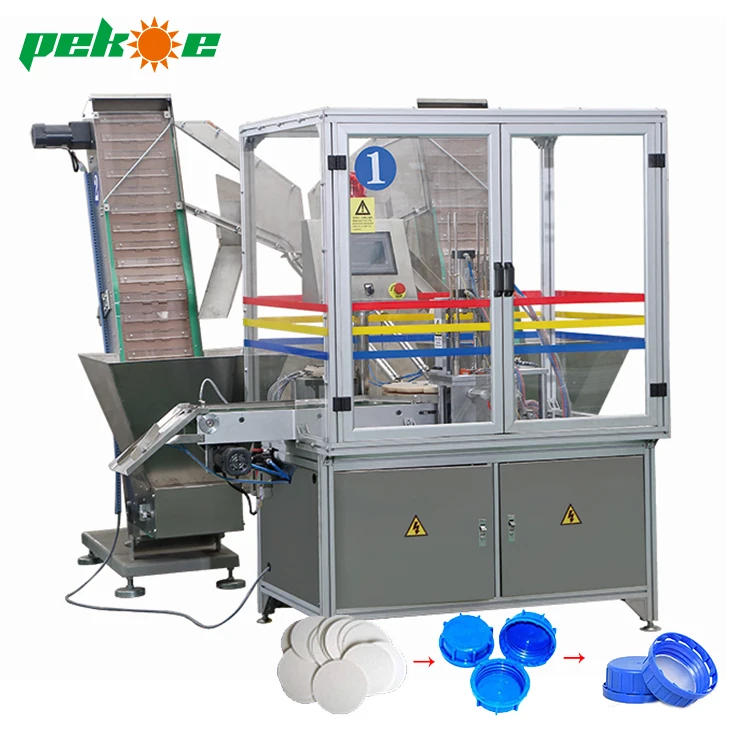 Cap Liner Punch and Inserting Machine Plastic Cap Lids Wadding Machine