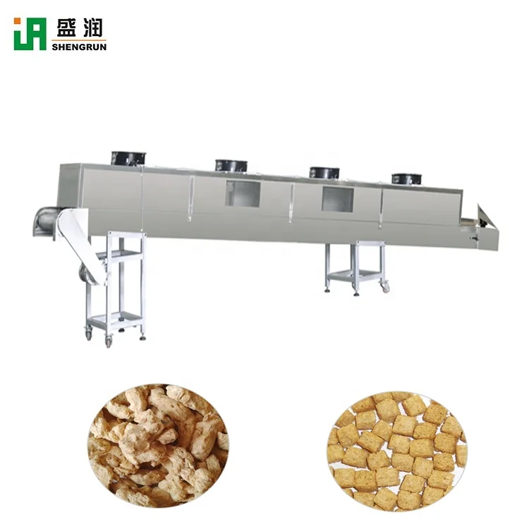 Twin Screw Full Automatic Tvp Textured Soy Protein Extruder Texture Soy Protein Machinery Processing Line