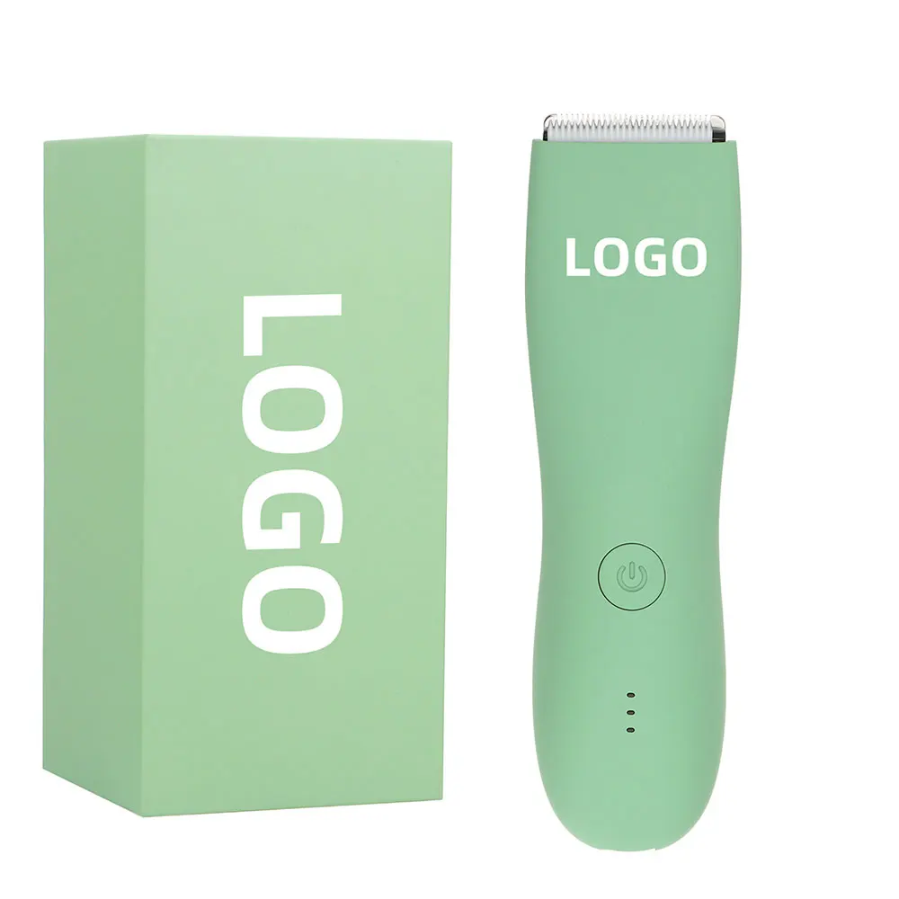 Best Quality Waterproof Wet Dry Electric Body Groomer Kit Safe Ball Shaver Groin Hair Trimmer for Men