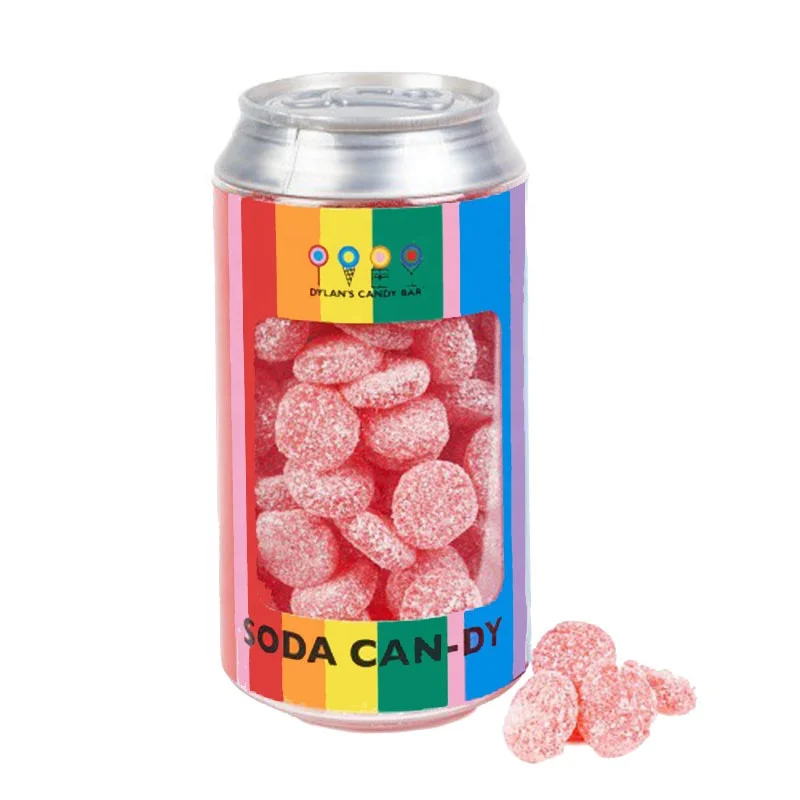 CLear PET Plastic Cookie Candy Can Jar   volume 330ml