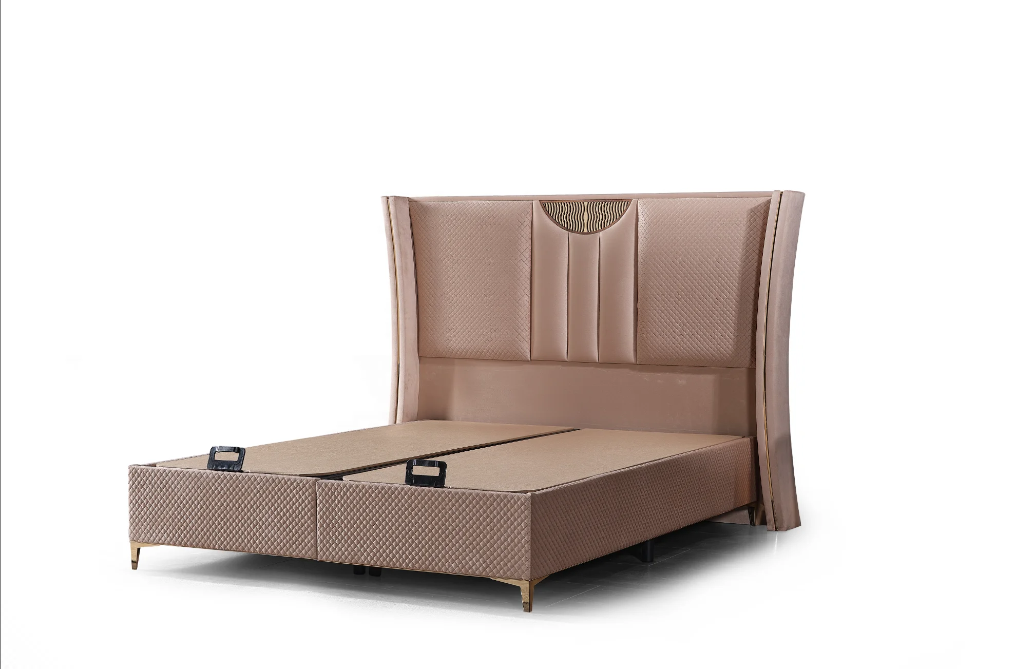 Hot Sale Soft Bed Modern Upholstered Fabric Bed Single Double King Size Bedroom Furniture