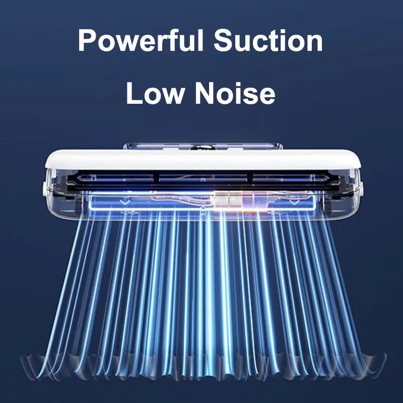 Portable Plastic Household Vacuum Food Sealer With Cutter 2 In 1 Heat Compact Mini Heat Bag Sealer