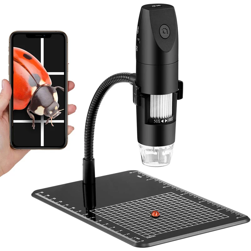 Wifi Digital Microscope 1000X Wireless HD Magnification Microscopy Handheld Microscopio USB Endoscope