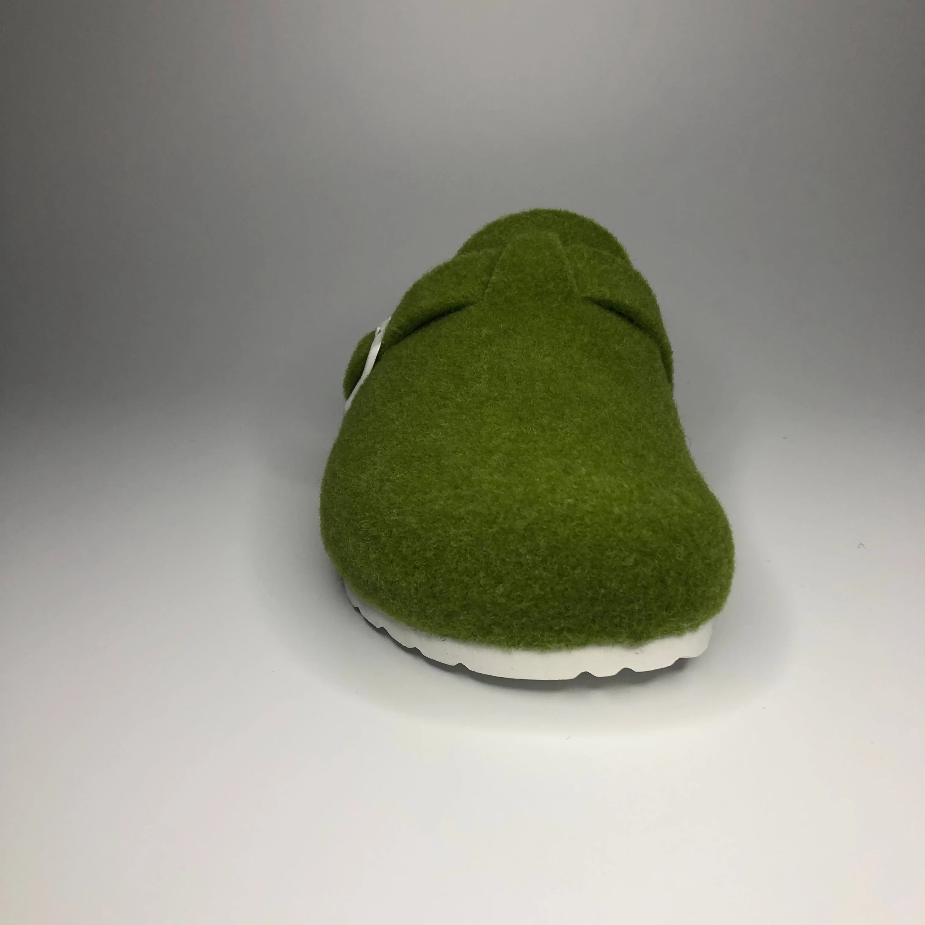 NEW ARRIVAL POPULAR CUSTOM LOGO AND COLOR WHOLESALE OPEN TOE UNISEX FELT HOME SLIPPER