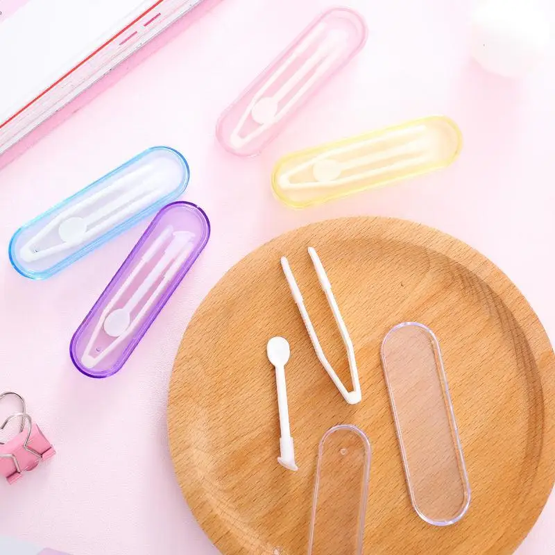 Новый стиль, маленький футляр для снятия контактных линз, модный дорожный цветной стикер для контактных линз 2021