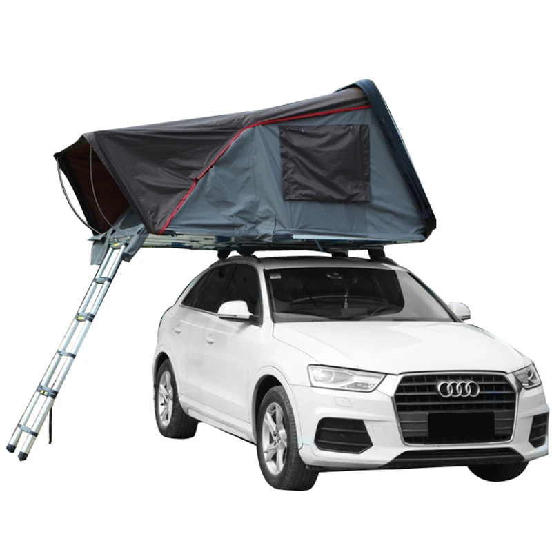 China Manufacture Trailer 4*4 Outdoor Camping Hard Shell Rooftop Tent With Telescopic Ladder