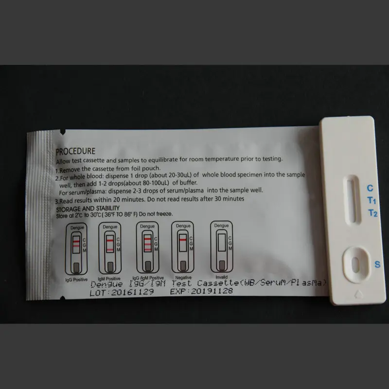 dengue ns1 antigen rapid test lab kits cleared ce mark