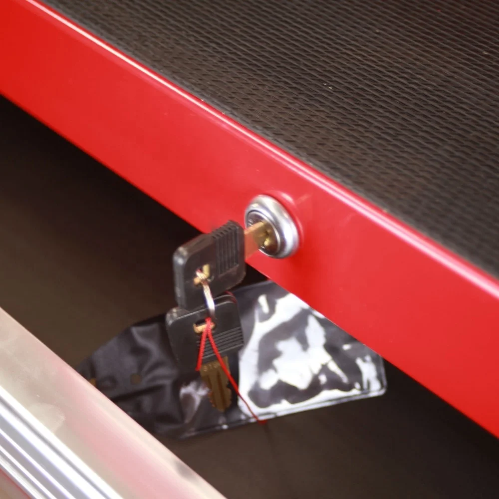 Wholesale 11 drawers heavy duty trolley tool Cabinet Type and Iron Material red tool chest tool cabinrt