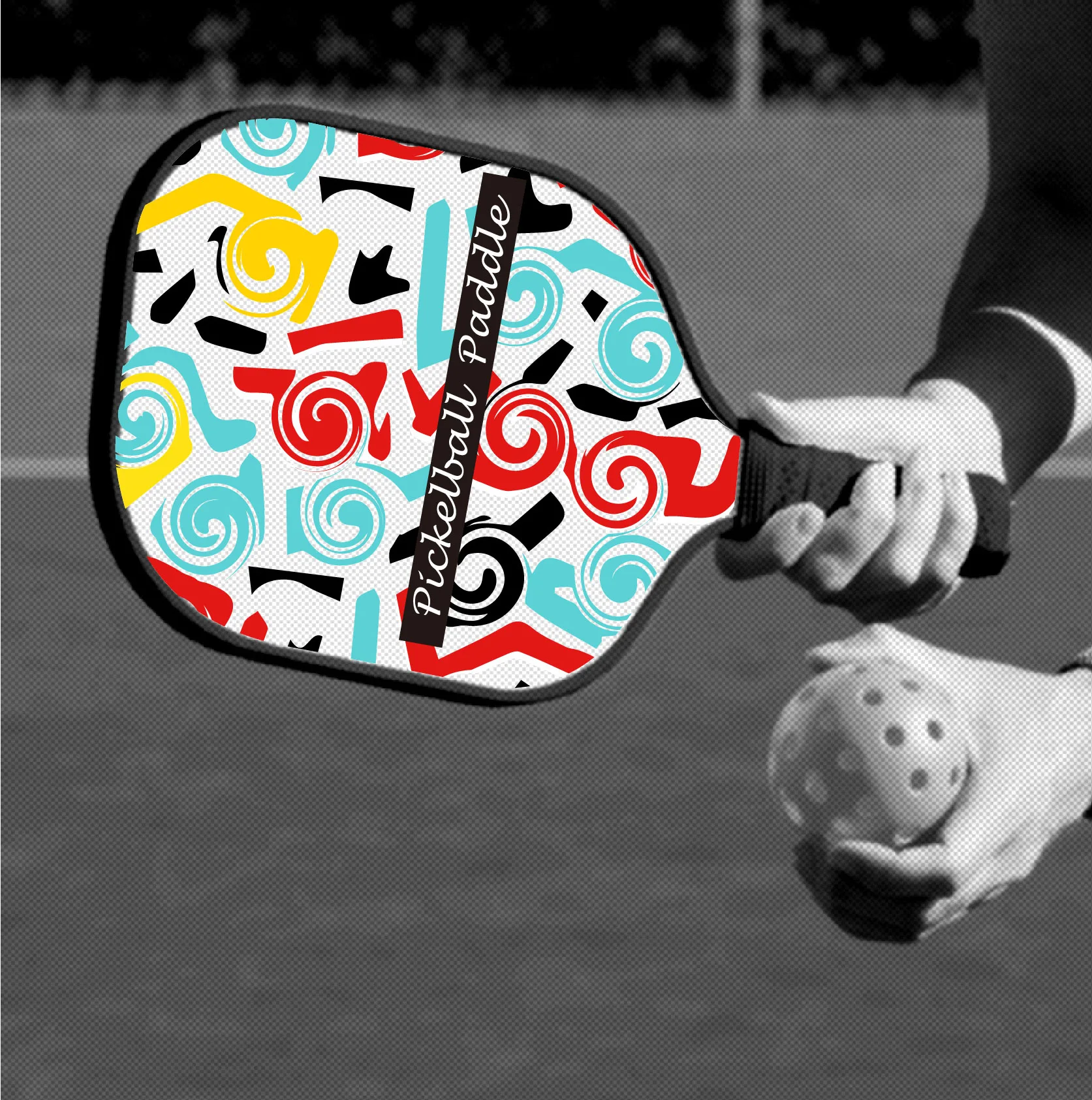 NEH hot sale Durable Comfortable Grip Polypropylene Honeycomb Core Graphite Carbon Fiber Pickleball Rackets & pickle ball paddle