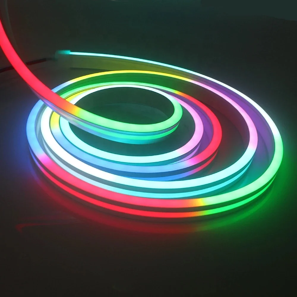 Outdoor 110V 220V IP65 120LEDS Neon Flex  Strip Light For Bar Patio  Building Decoration CE Listed  RoHS Listed  ETL listed