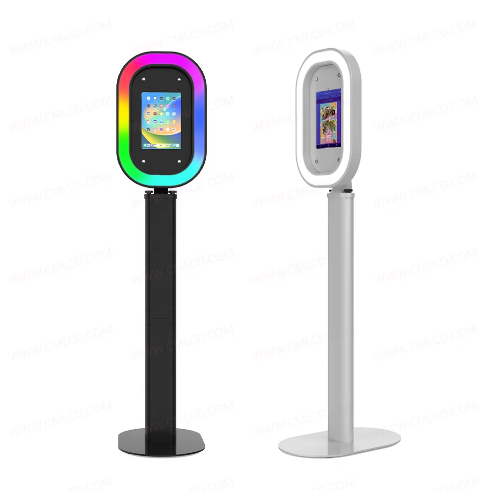 2024 Chimee Photo Booth Oval iPad Photobooth Wholesale Selfie suitable for  iPad 12.9 inch Booth Photo Machine