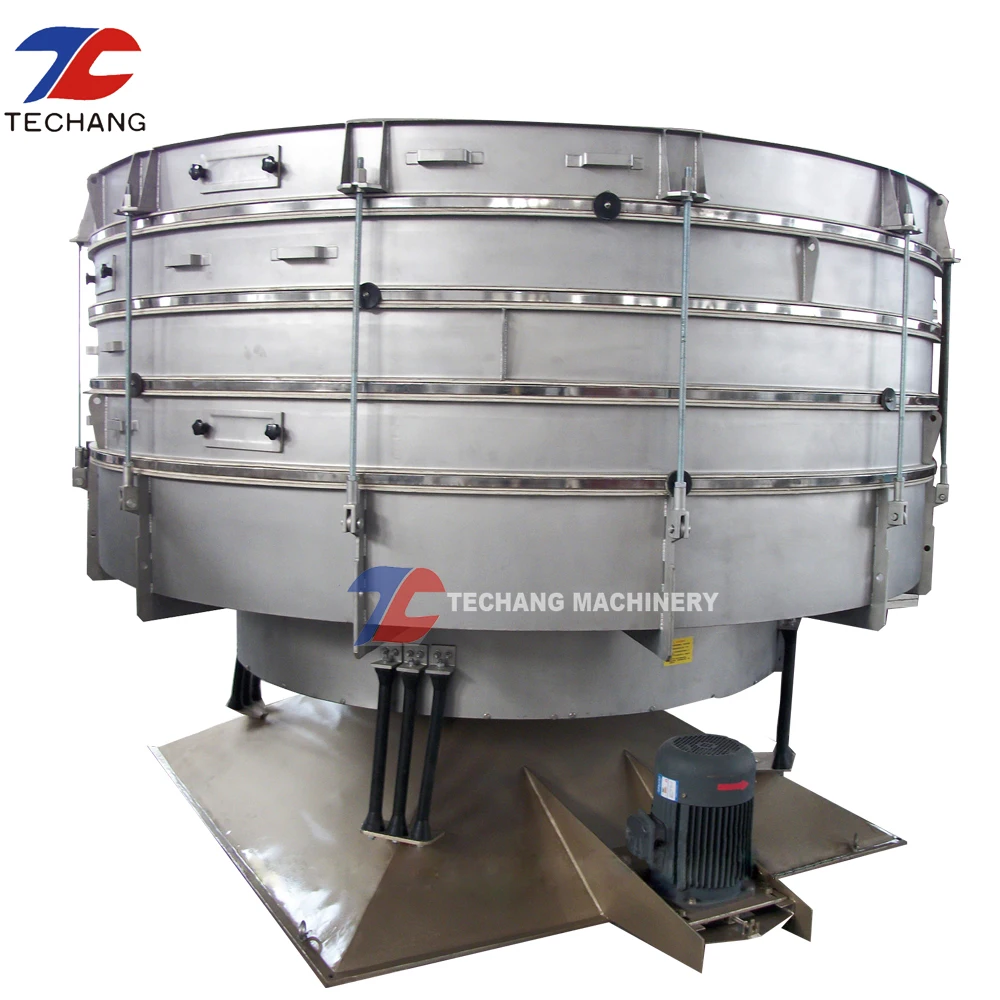 Industrial Sieves Fine Screen Round Vibro Sifter Tumbler Tea Separator Machine