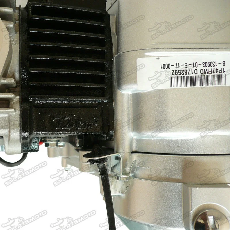 Lifan 70cc 4 тактный двигатель электрический старт и начните ручная