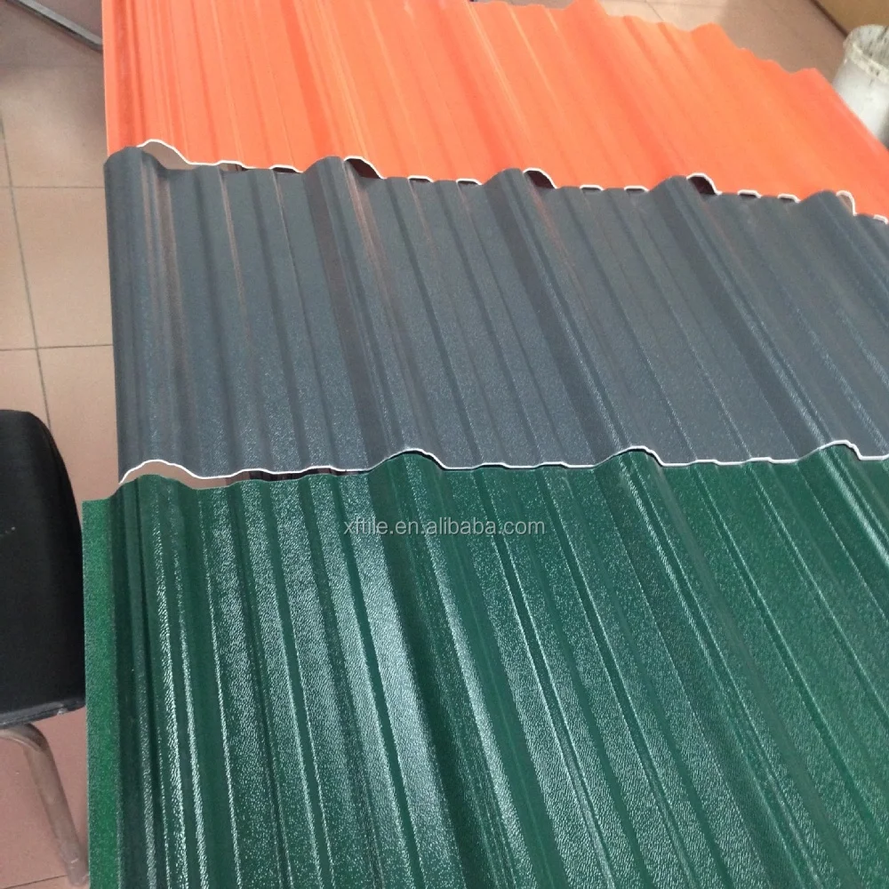 ASA UPVC corrugated plastic pvc chinese roof materials plastic roof tiles roofing sheet prices