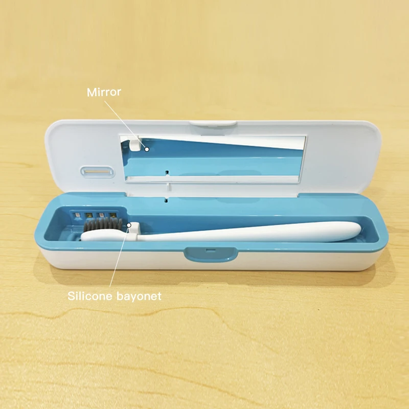 Hot sale high quantity toothbrush sterilizer and holder uvc led sterilizing box