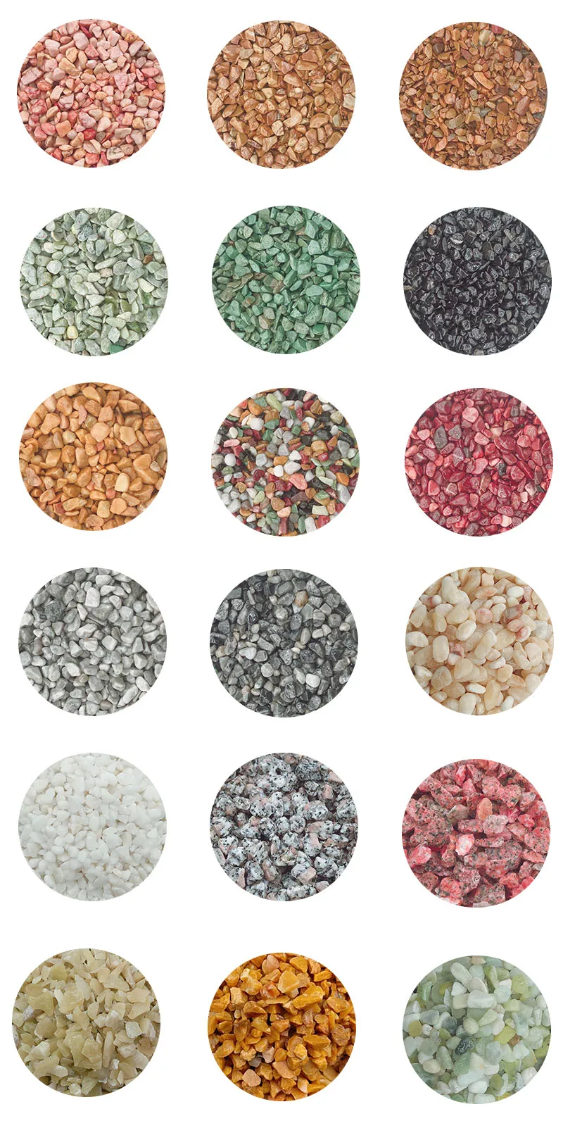 Красочный камень-галька для декоративного аквариума, ландшафтный маленький гравий, каменные чипсы для мощения