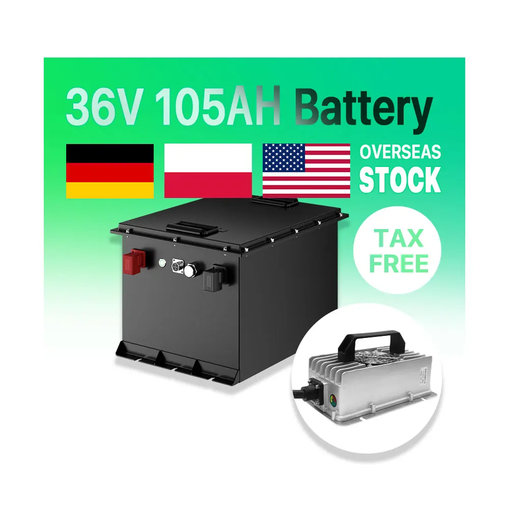 48V lifepo4 golf car battery 36V 48V 72V 100Ah lithium ion golf cart battery pack with bms charger