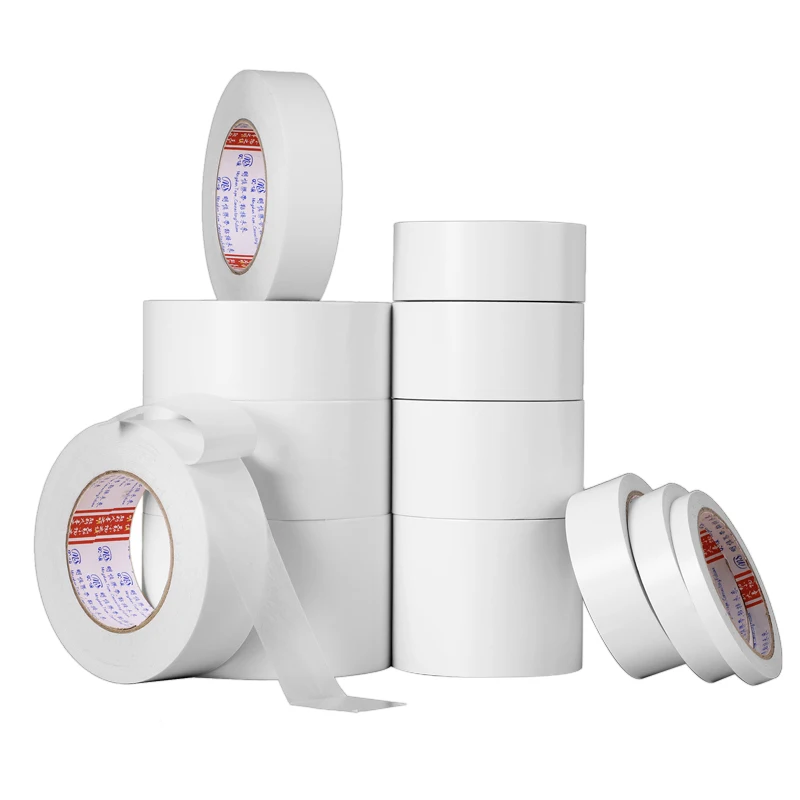 Standard No woven fabric Double sided Waterproof Clear Sticky Recycled Acrylic Adhesive Tape  Durable for Sticking in Office