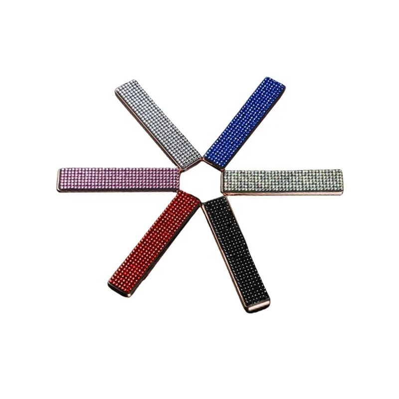 Amazing Diamond Lighters Smoking Accessories USB Charging Electric Cigarette Lighter Slim Rhinestone Lighter Best Women Gift