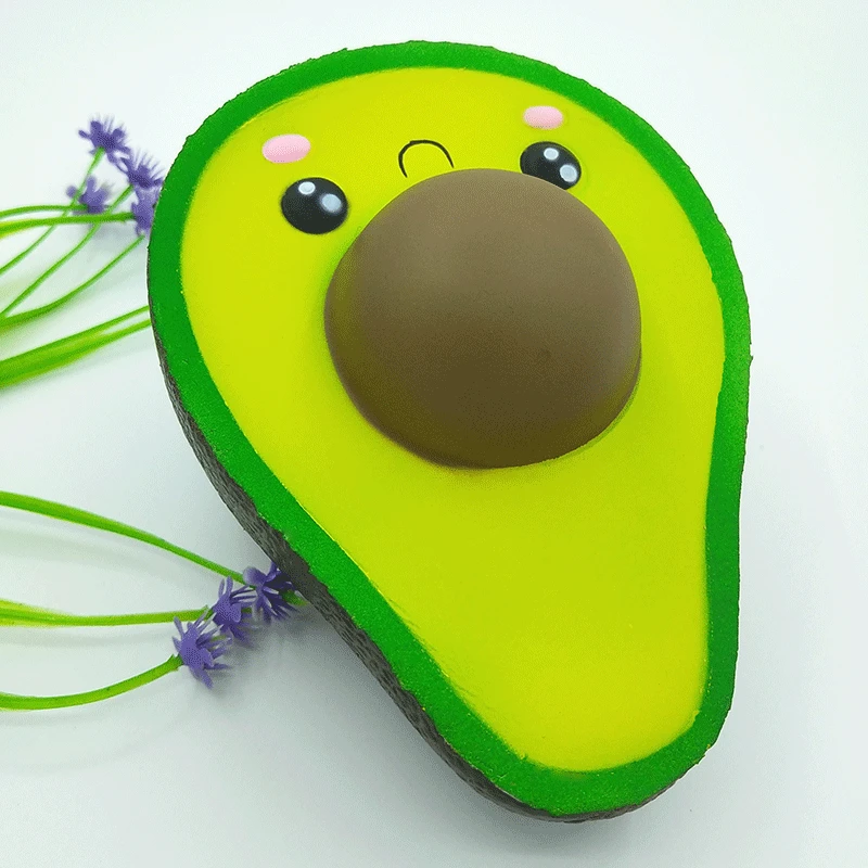 Avocado Anti stress Squishy Toys Simulated Fruit Series Slow Rising Stress Relief Funny Toy for Adults Baby