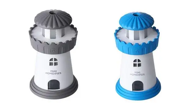 Creative mini lighthouse humidifier desktop colorful atomizer car humidifier USB humidifier gift customization  car air purifie
