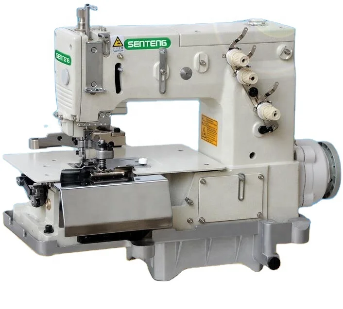 ST 2000C-DK   Flat-bed double chain stitch horizontal looper movement auto tape cutting sewing machine