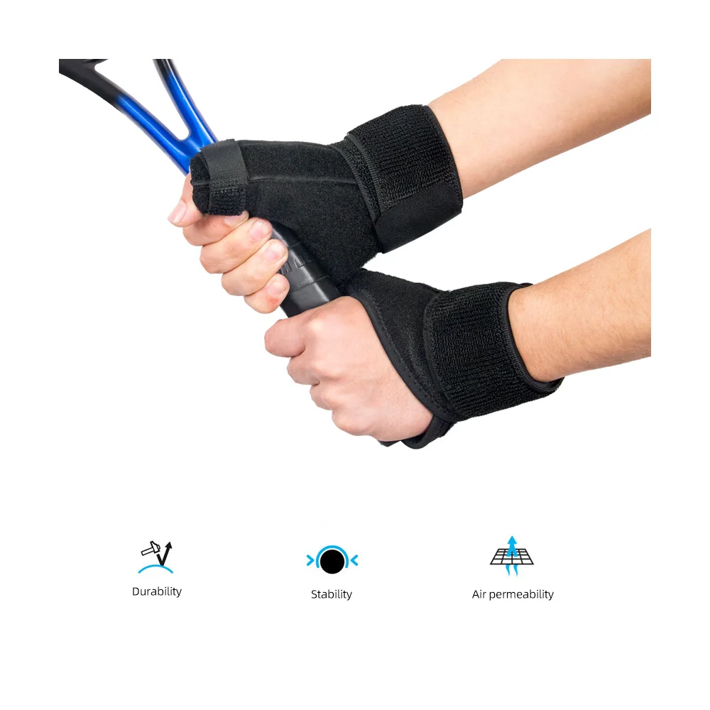 Factory Price Reversible Adjust-To-Fit Thumb Stabilizer Thumb Splint For Arthritis Pain and Support Spring-supported Thumb Glove
