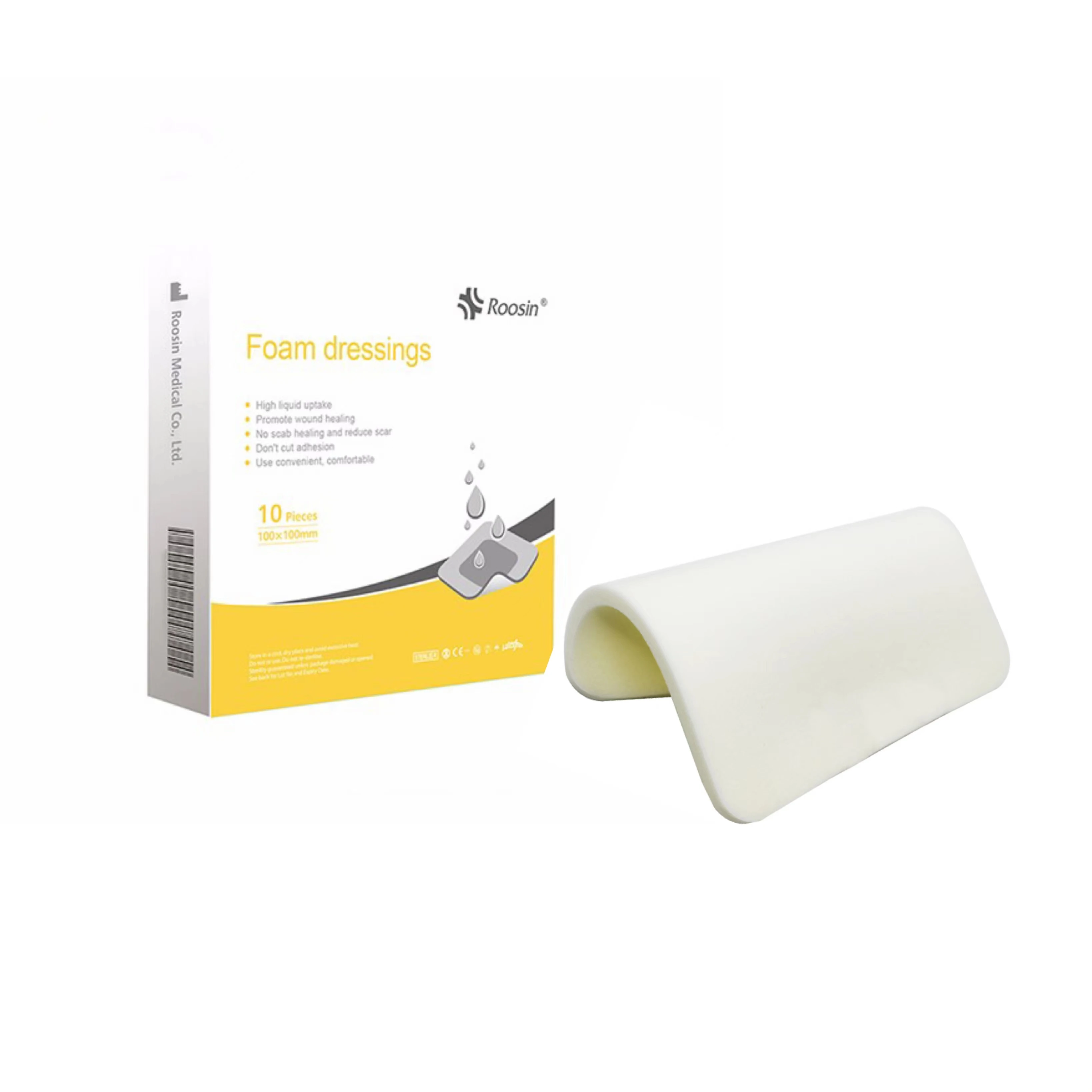 free sample Conforming stop bleeding foam medical dressing