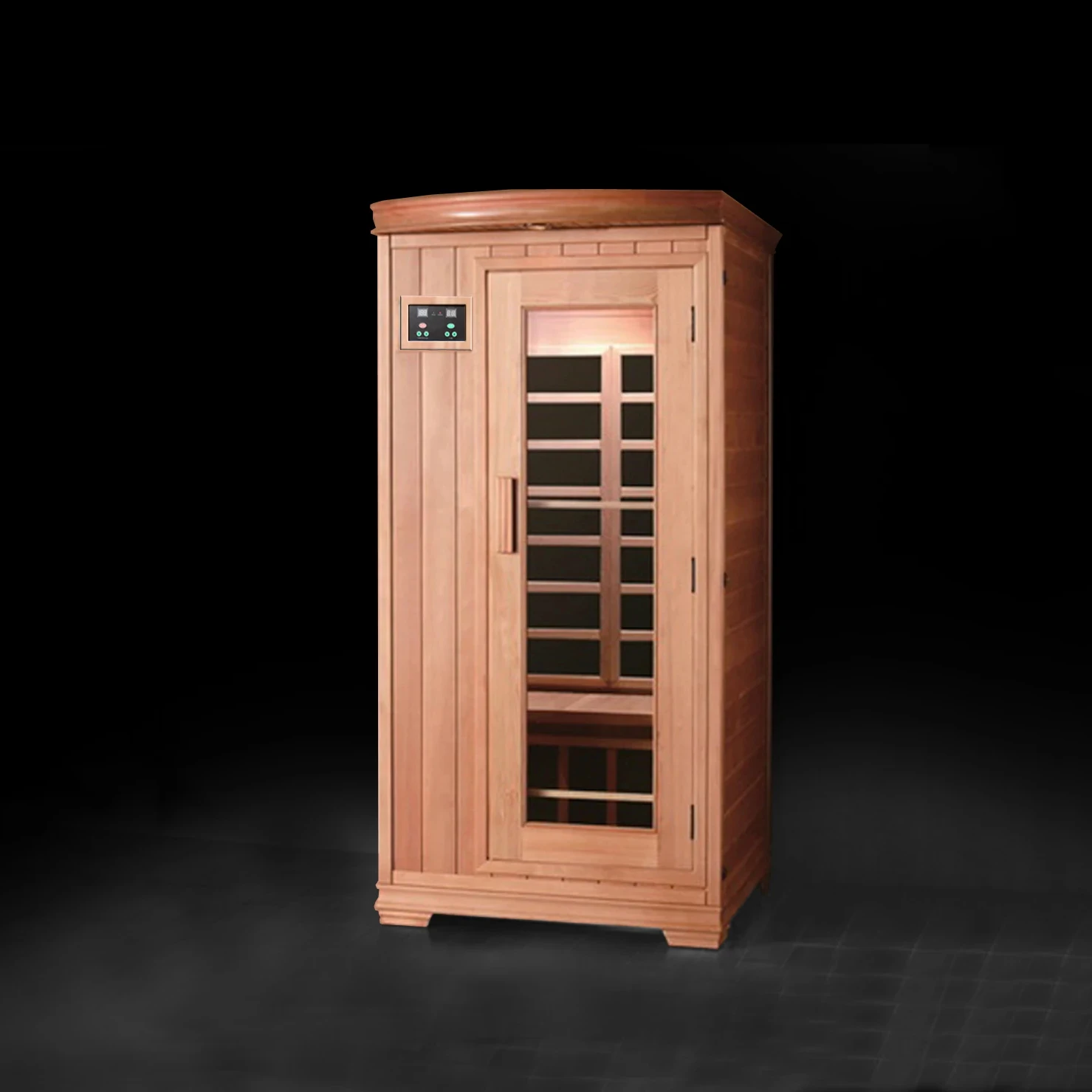 Wholesale Sauna Bath Wooden Room One Person Barrel Traditional Dry Infrared Saunas Personal Steam Shower Room Outdoor
