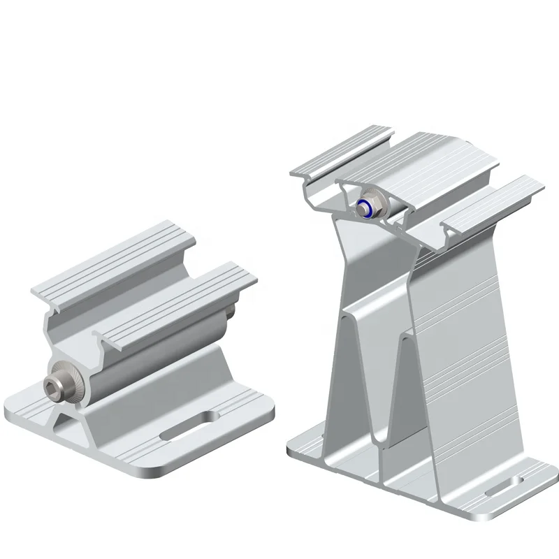 Solar Panel Mounting Bracket Structure System East West Flat Roof Solar Mount