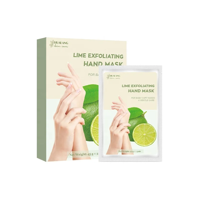 Пользовательский ярлык перчатки Форма в Корейском стиле увлажняющий питательный крем пилинг-пилинг маска с экстрактом алоэ вера