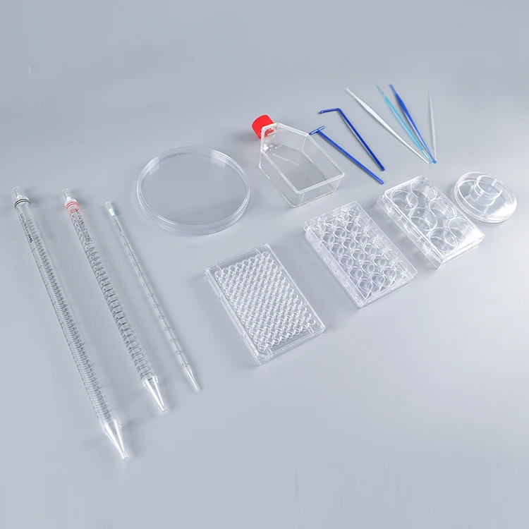 Disposable Laboratory Round or Square  PS 90mm Petri Dish for Bacterial Culture