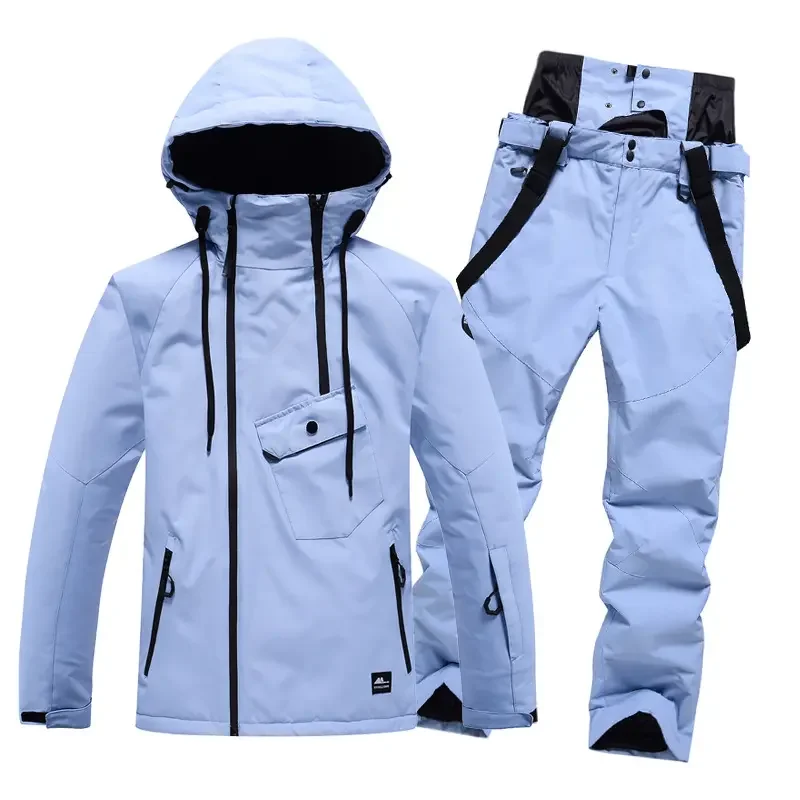 AQTQ Custom Unisex Winter Windproof Waterproof Winter Ski Jumpsuit Snowboard Wear Ski Suit