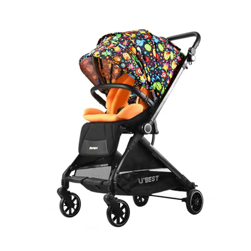 Hot sales luxury light foldable kids pushchair baby stroller for kids
