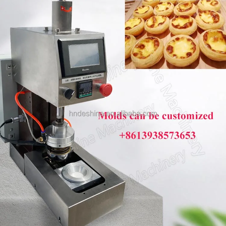 Automatic Egg Tart Pie Shell Crust Forming Press Machine Tart Making Waffle Egg Tart Shell Maker Machine