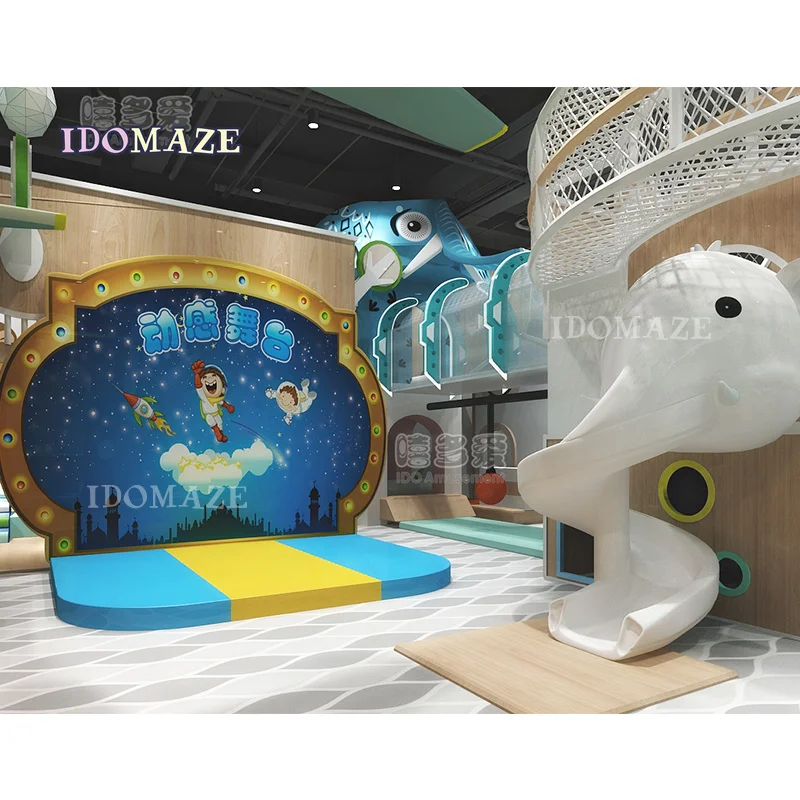 Indoor Toddler Playground House Panda Indoor Playground High-Quality Design Children Playground Indoor 200 Square Meter