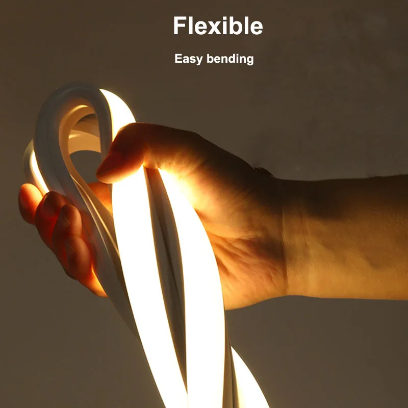 24V Silicon Neon Flex IP67 High Waterproof LED Neon Strip Anti-UV Silicon Rubber Neon Light Landscape Lighting and Decorative