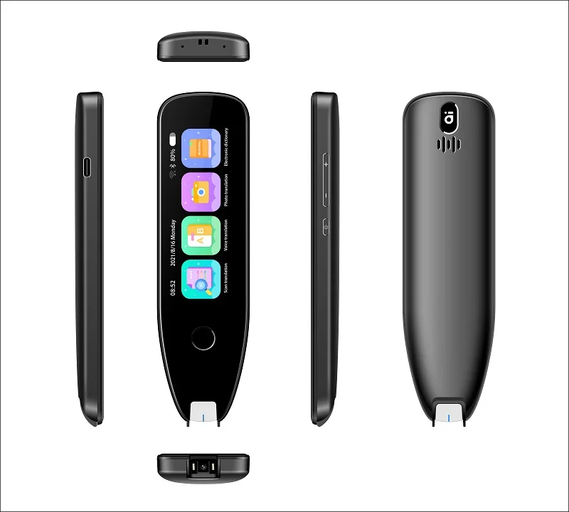 2023 popular electronic scanner reading pen translator 3.5inch AI voice offline language translation pen