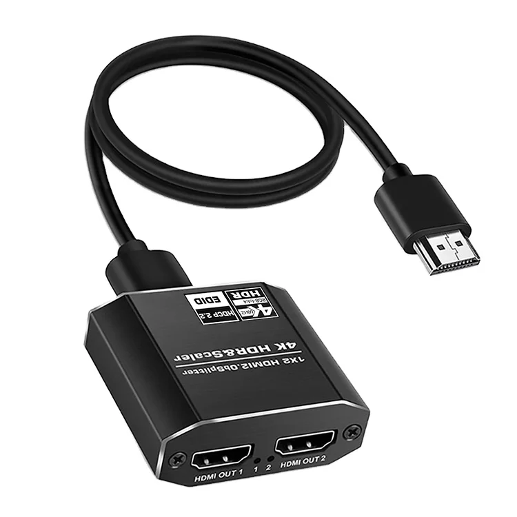 High Quality Wholesale 1 In 2 Out for dual monitors Multimedia interface beam hdmi Splitter