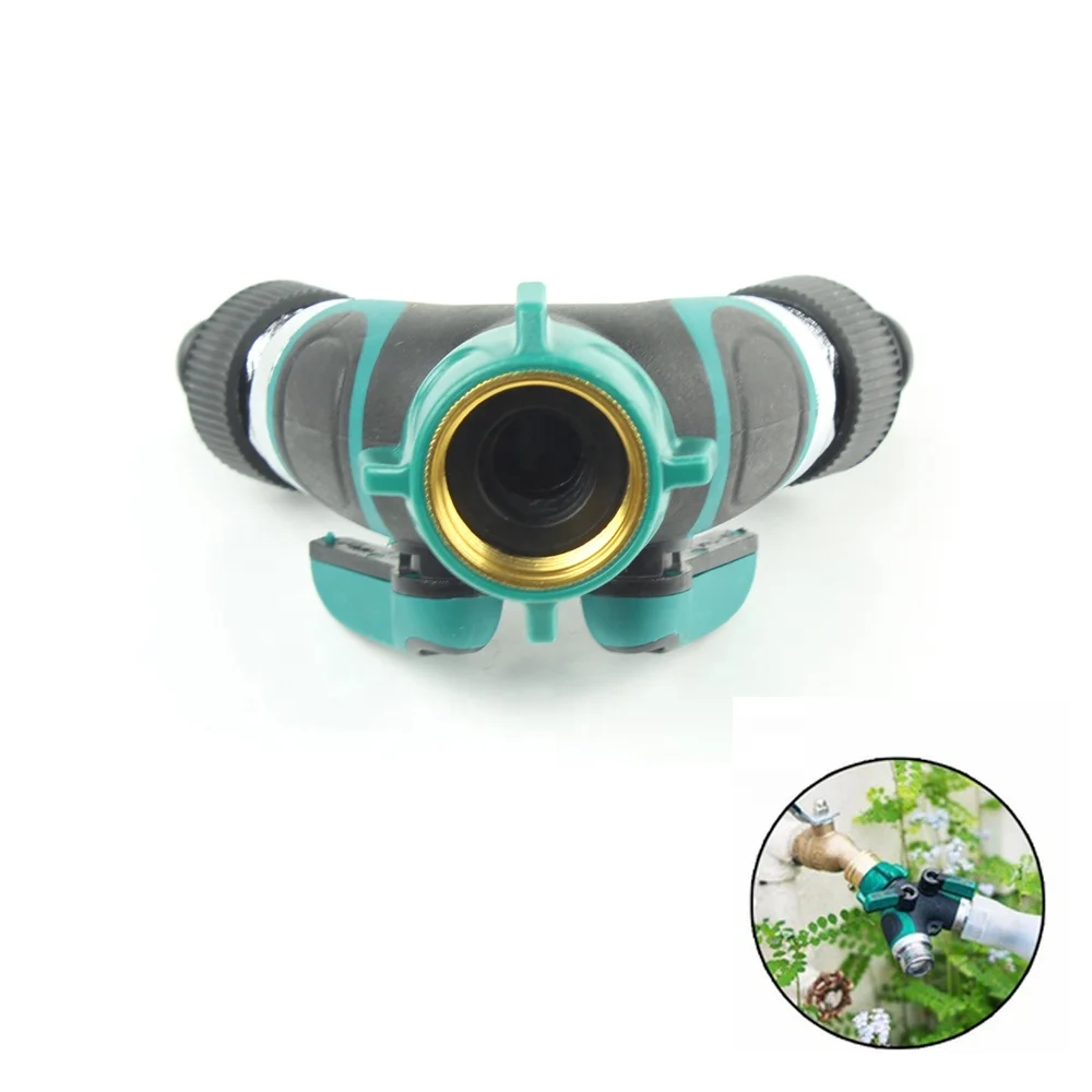 three way double outlet triangle  triangular water separator valve